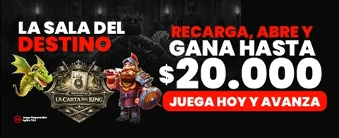 La Carta del King 👑 promotion banner